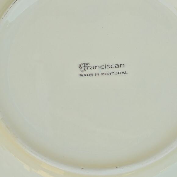 Franciscan Apple Shape  Salad Dessert Plate Red 8.5 " Lot of 2 - Picture 3 of 3